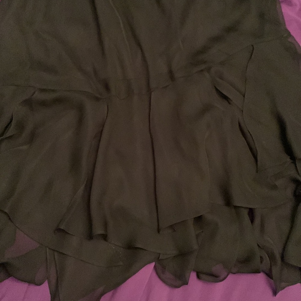Cato Black Layered Ruffle Skirt - Picture 2 of 4